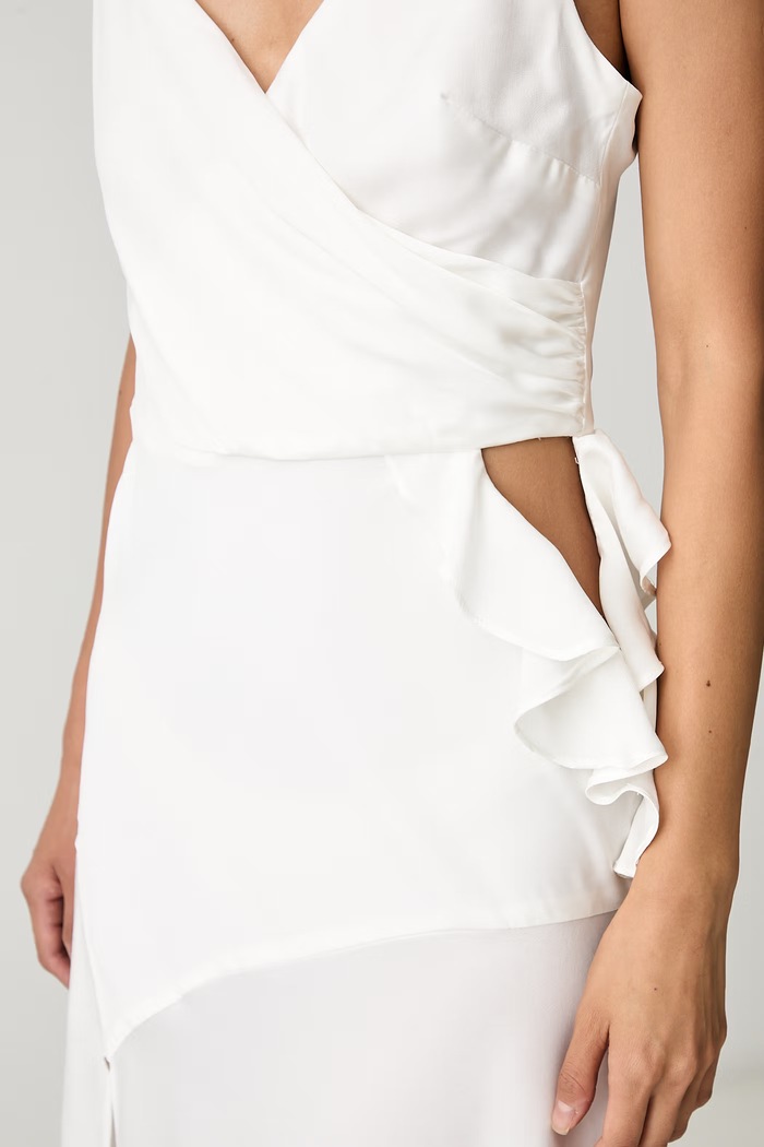 Bardot sukienka rozkloszowana SORREL 60571DB beżowy