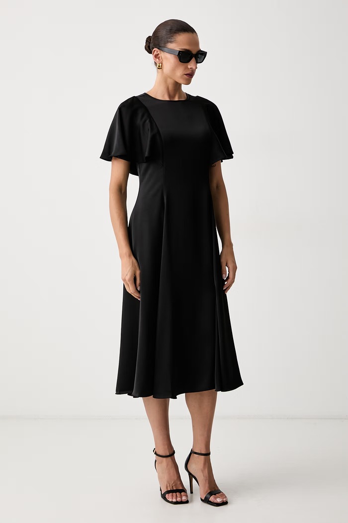 MICHAEL Michael Kors sukienka MT683KYAYJ czarny AW26