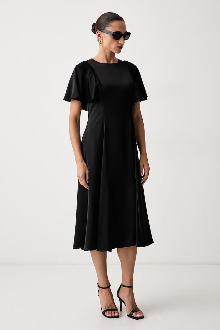 MICHAEL Michael Kors sukienka MT683KYAYJ czarny AW26