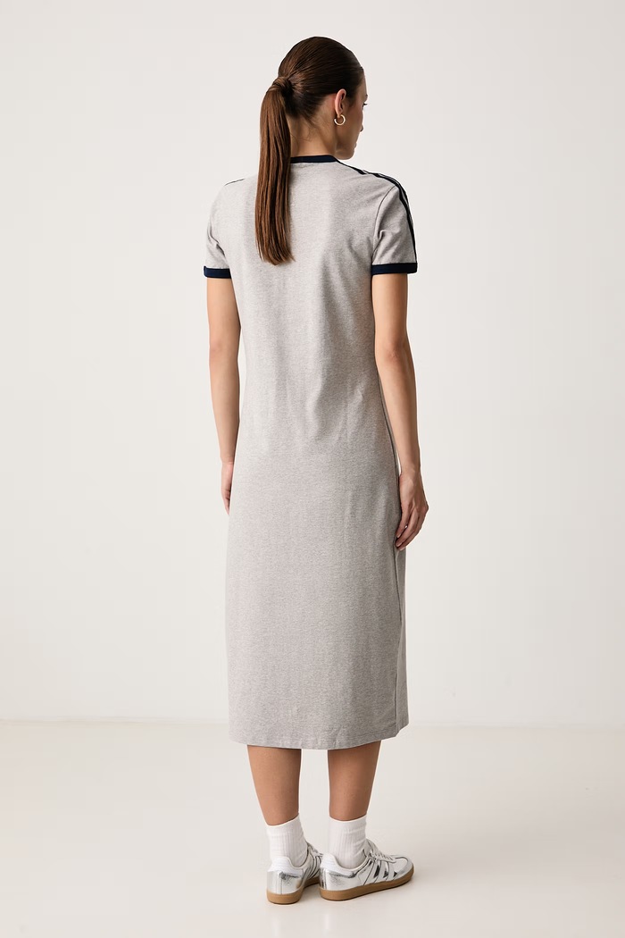 Îmbrăcăminte adidas Originals Rochie din bumbac cu elastan KS4764 gri