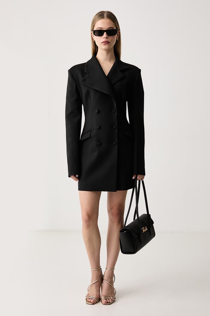 Guess Haljina x LEONIE HANNE W6BK92.W5208 crna AW26