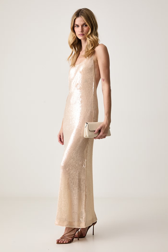 Guess Rochie x LEONIE HANNE W6BK90.K8418 bej AW26