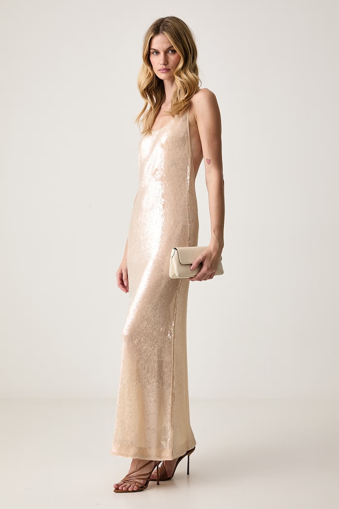 Guess Rochie x LEONIE HANNE W6BK90.K8418 bej AW26