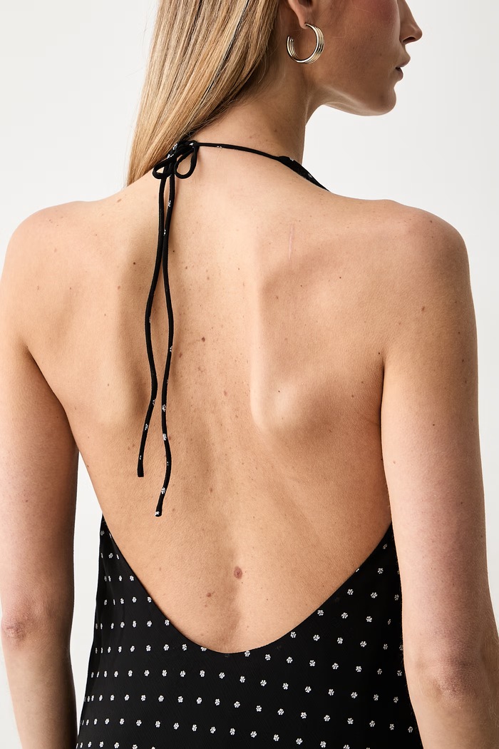 Rotate sukienka halter 116988000 czarny