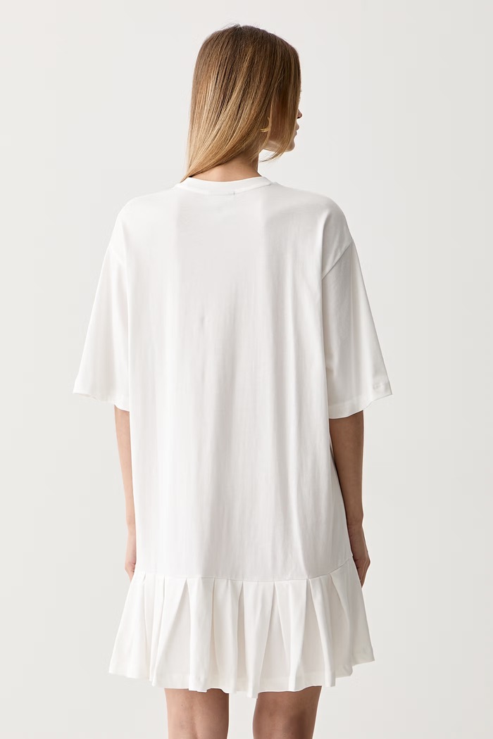 Îmbrăcăminte Farm Rio rochie oversized din bumbac 356437 alb