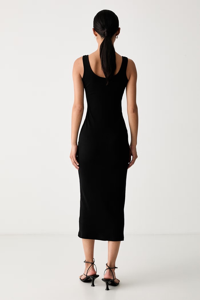Odzież Bardot sukienka bodycon bawełniana z elastanem MASON 60517DB czarny