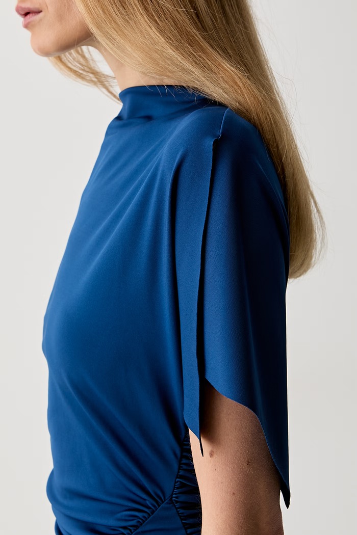 Victoria Beckham rochie evazată 1326JDR007350A bleumarin