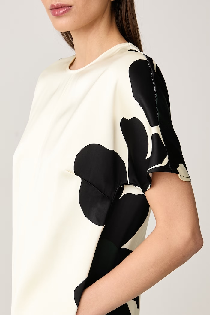 Šaty z viskózy Marimekko béžová 096277