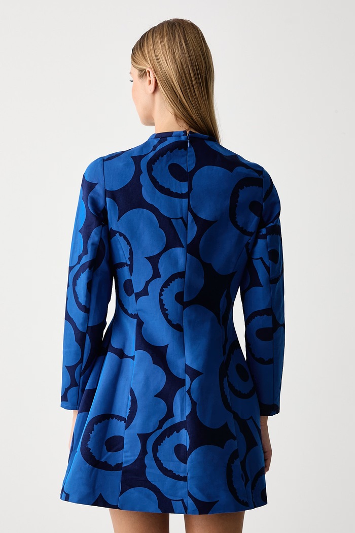 Odjeća Marimekko Haljina s dodatkom lana 096281 plava