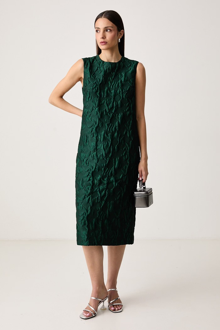 Marimekko Priliehavé šaty 096285 zelená AW26