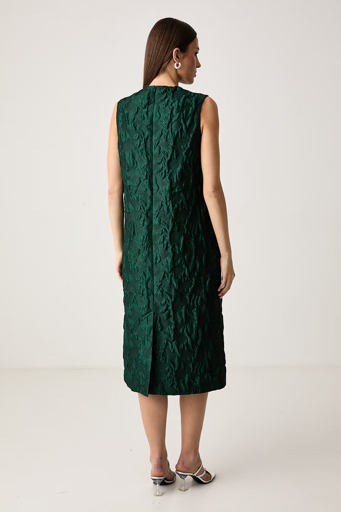 Oblečenie Marimekko Priliehavé šaty 096285 zelená
