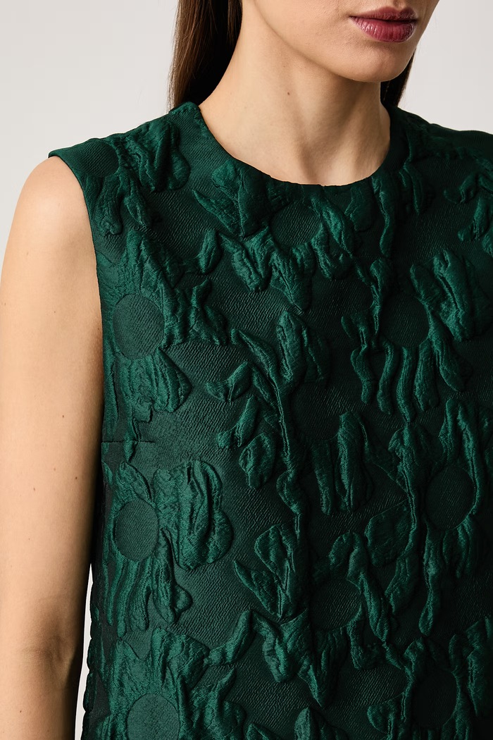 Priliehavé šaty Marimekko 096285 zelená