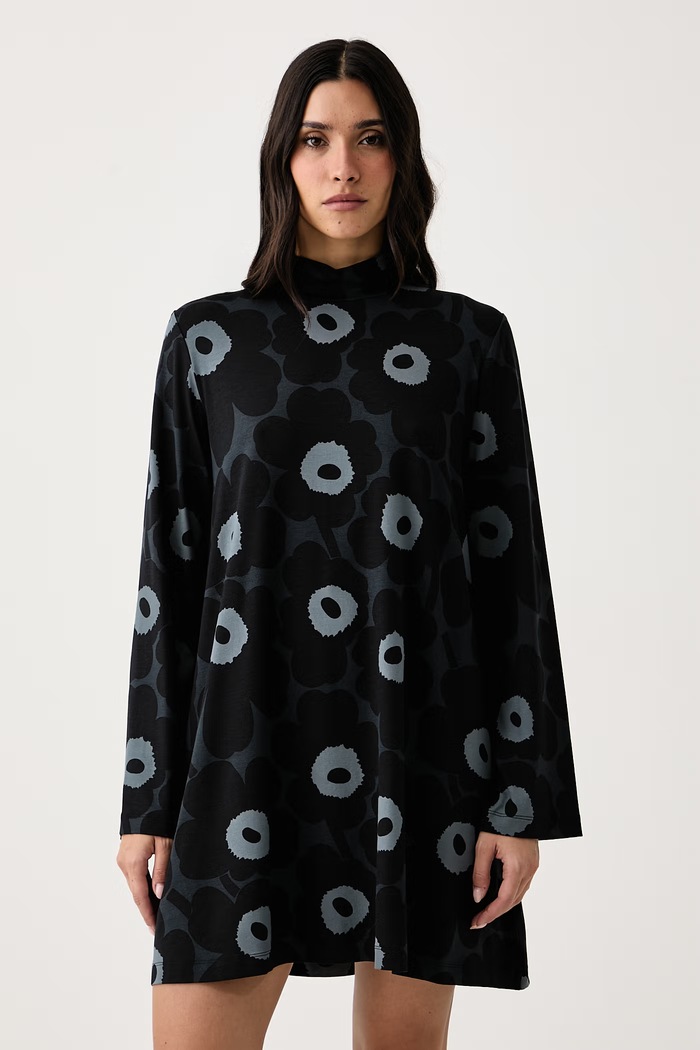 Marimekko Haljina s viskozom crna 096141
