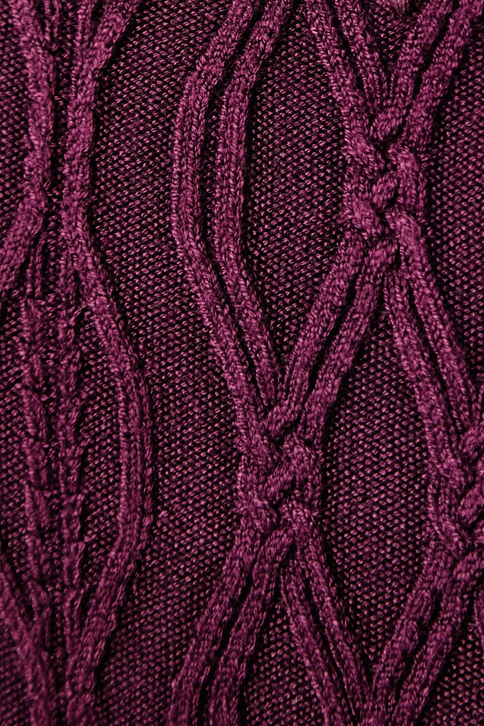 Pletena haljina s viskozom YUKI Guess bordo W6BK64.Z1569