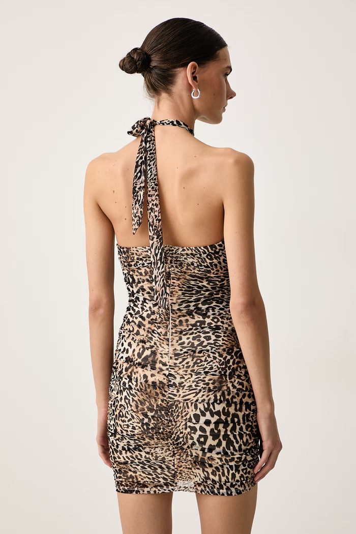 Odzież Guess Sukienka halter ZAYA W6BK56.K6409 beżowy