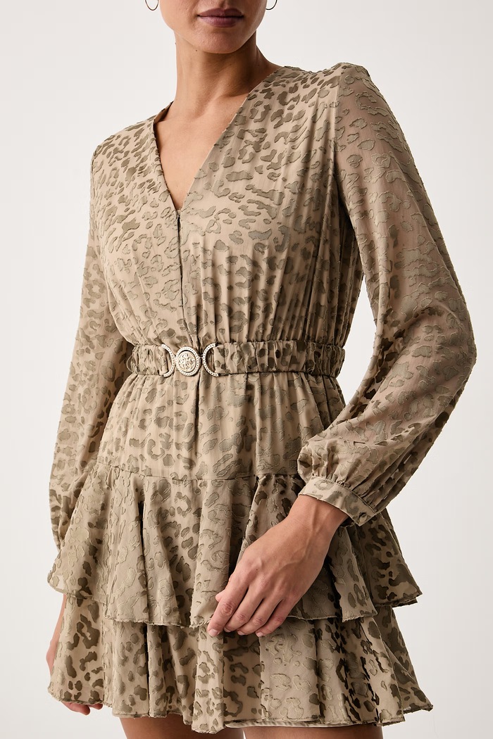 Rochie evazată CLARISSE Guess W6BK42.W4225 bej
