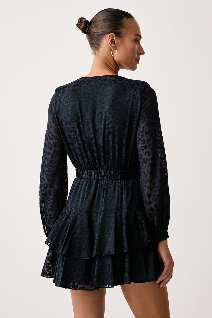 Guess Haljina A-kroja CLARISSE W6BK42.W4225 mornarsko plava AW26