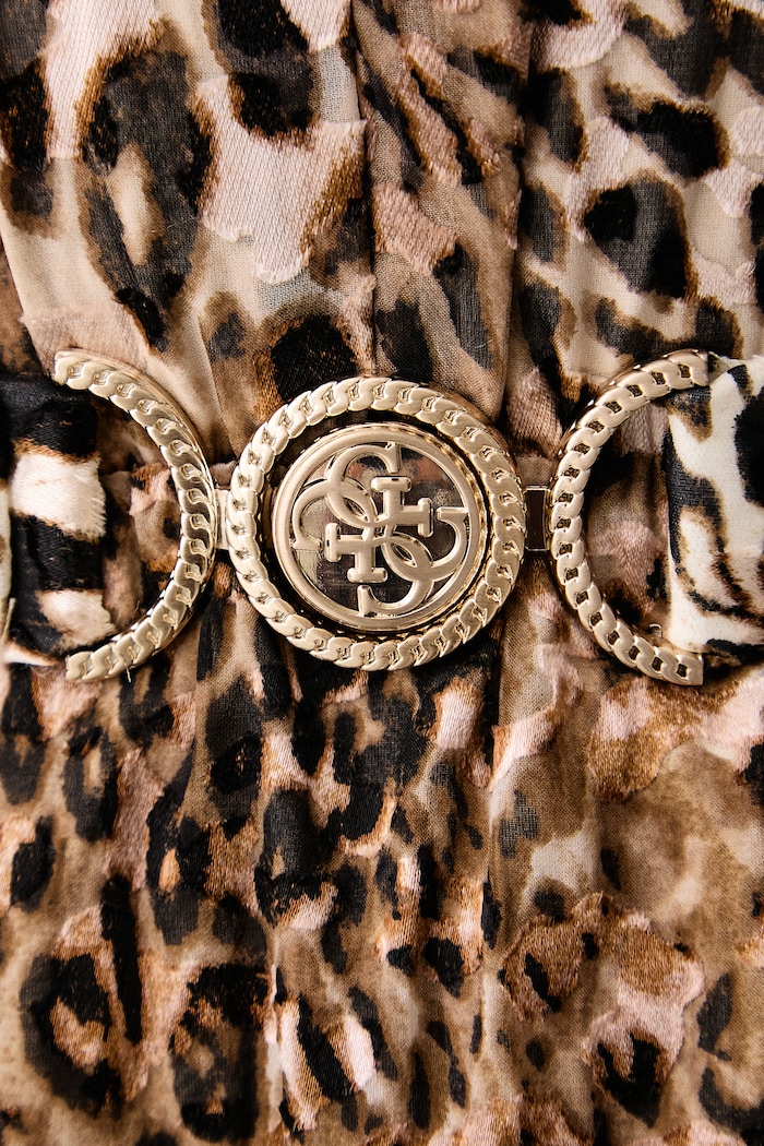 Haljina A-kroja CLARISSE Guess bež W6BK42.W4225