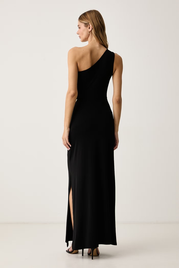 Odzież Guess Sukienka asymetryczna JAZLYN W6BK09.K6012 czarny
