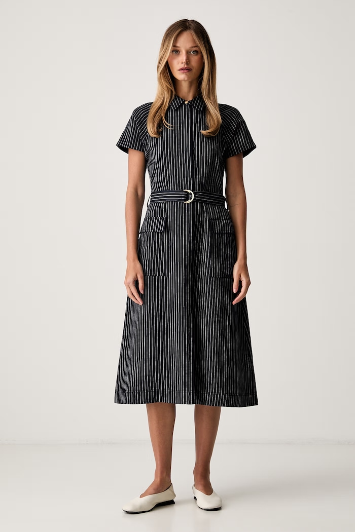 Tommy Hilfiger σεμιζιέ με lyocell σκούρο μπλε WW0WW49912