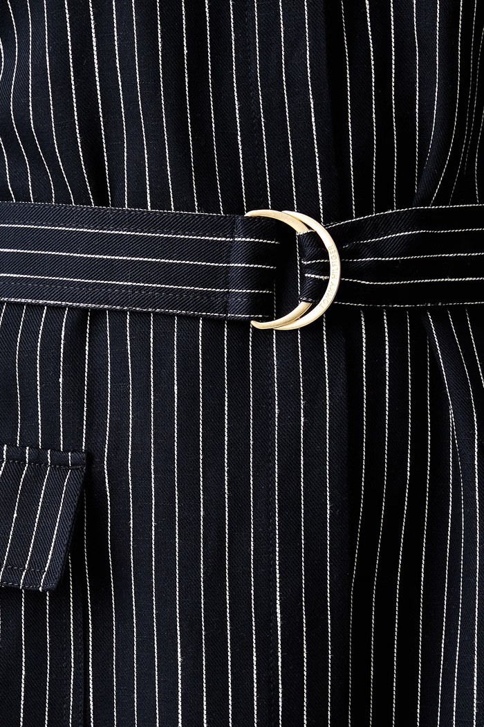 Tommy Hilfiger σεμιζιέ με lyocell WW0WW49912 σκούρο μπλε
