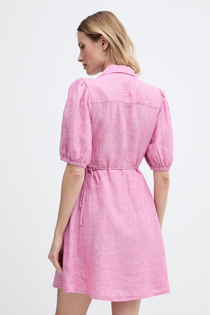 Îmbrăcăminte Tommy Hilfiger rochie petrecută din in WW0WW49871 roz