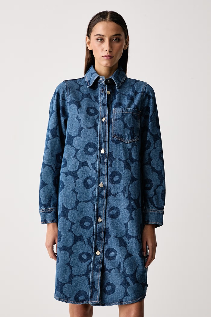 Marimekko Haljina traper plava 096023