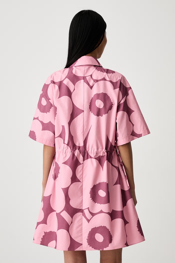 Odjeća Marimekko haljina od pamuka 095981 roza