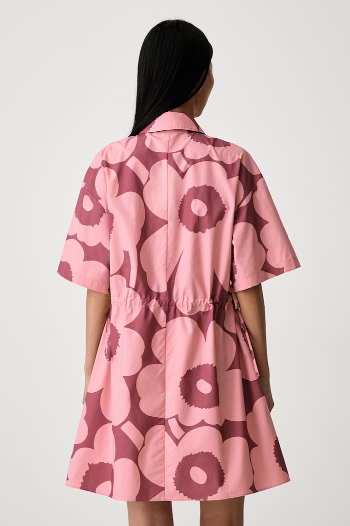 Îmbrăcăminte Marimekko rochie din bumbac 095981 roz