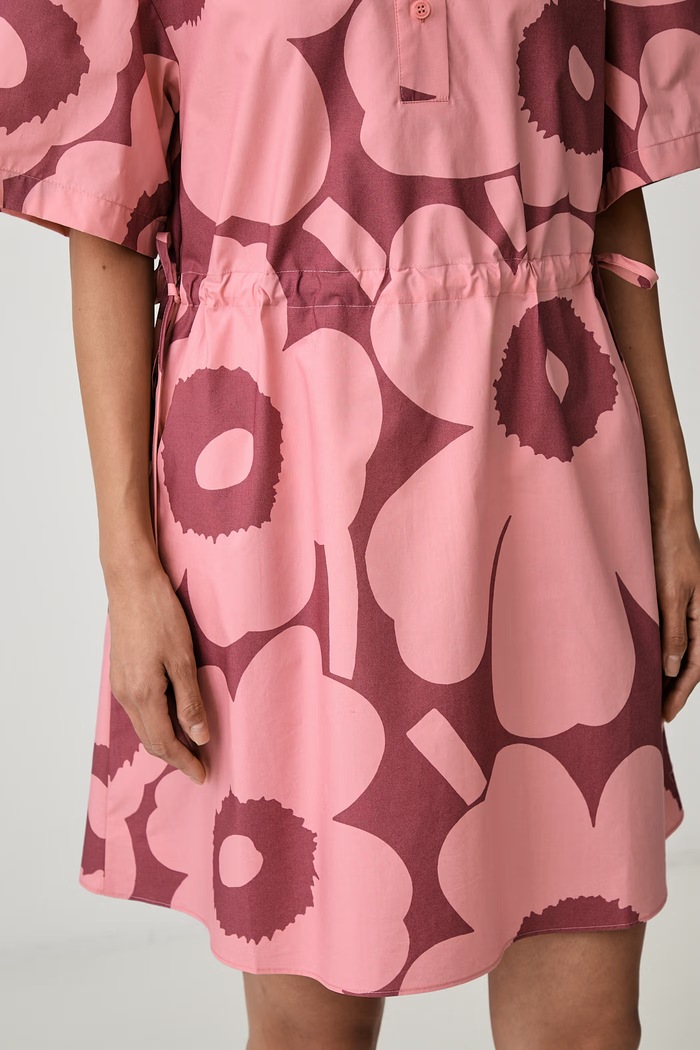 Marimekko платье из хлопка 095981 розовый