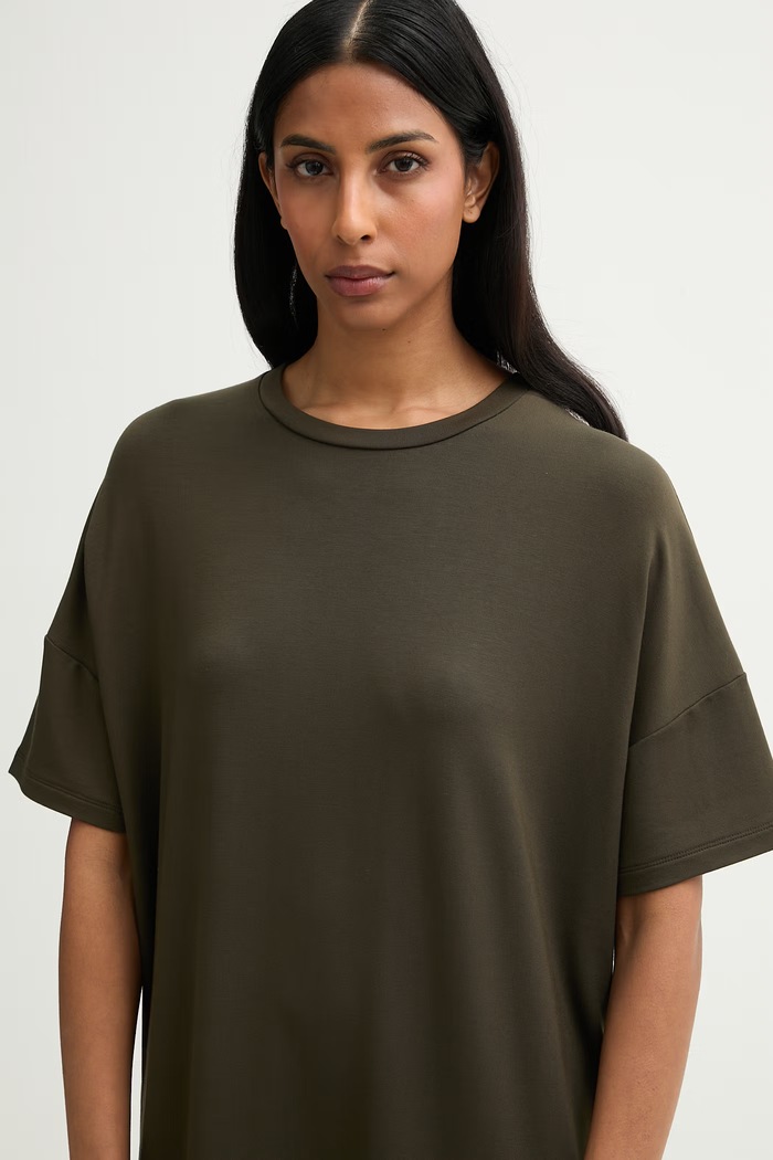 Marc O'Polo oversize obleka modalna zelena 5000014399