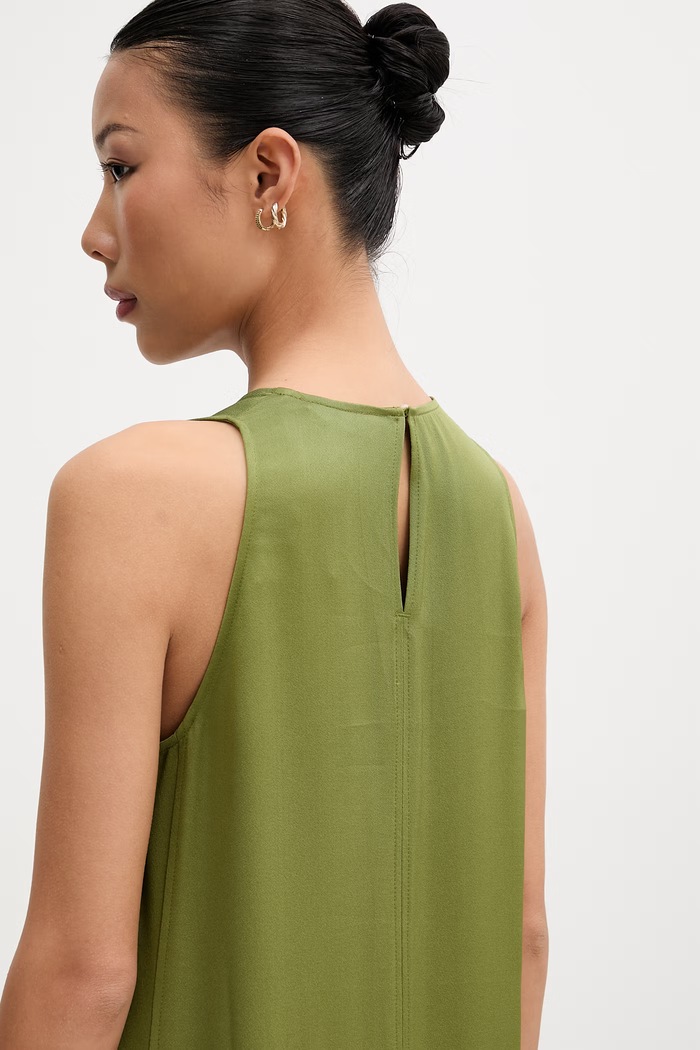 Marc O'Polo rochie de vară din vâscoză 5000014353 verde