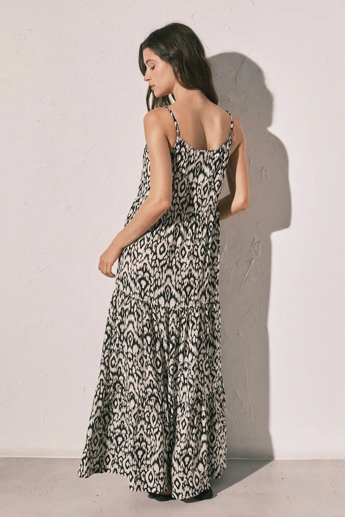 women'secret rochie de vară din vâscoză 4923672 bej AW26