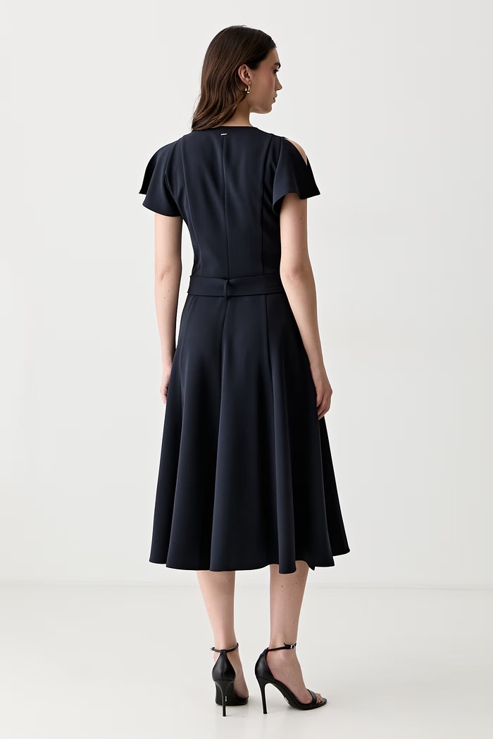 Îmbrăcăminte BOSS rochie petrecută Datrena2 50563833 bleumarin