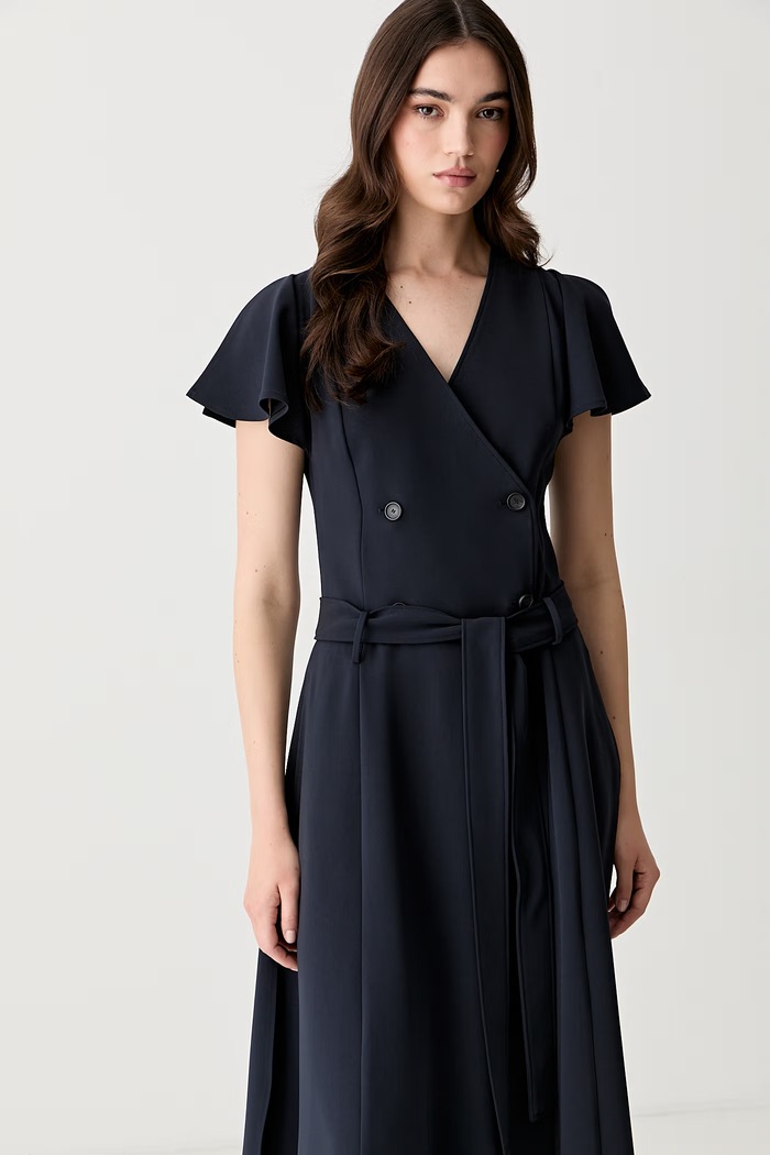 BOSS rochie petrecută Datrena2 bleumarin 50563833