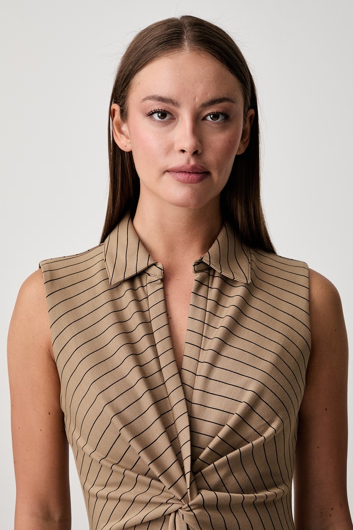 DKNY sukienka beżowy DD6S2T18