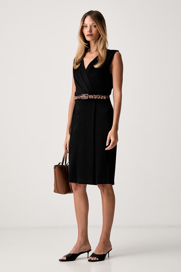 DKNY sukienka DD6K1U12 czarny AW26