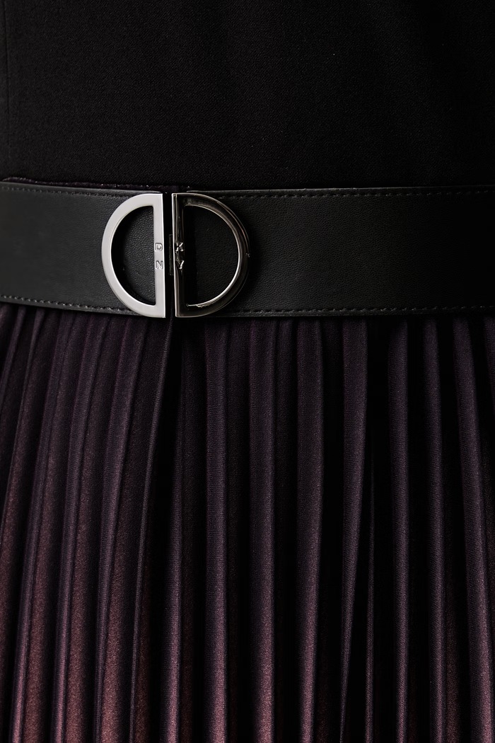 DKNY sukienka rozkloszowana DD6H1C24 czarny