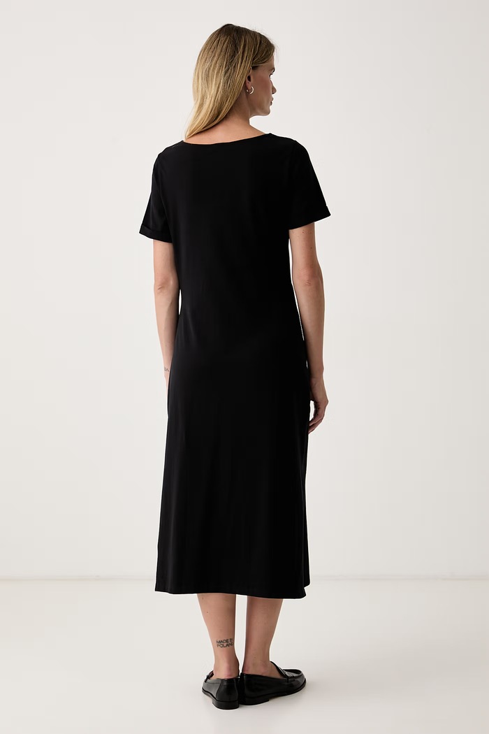 Odzież DKNY Sukienka bawełniana z elastanem DD6CL973 czarny