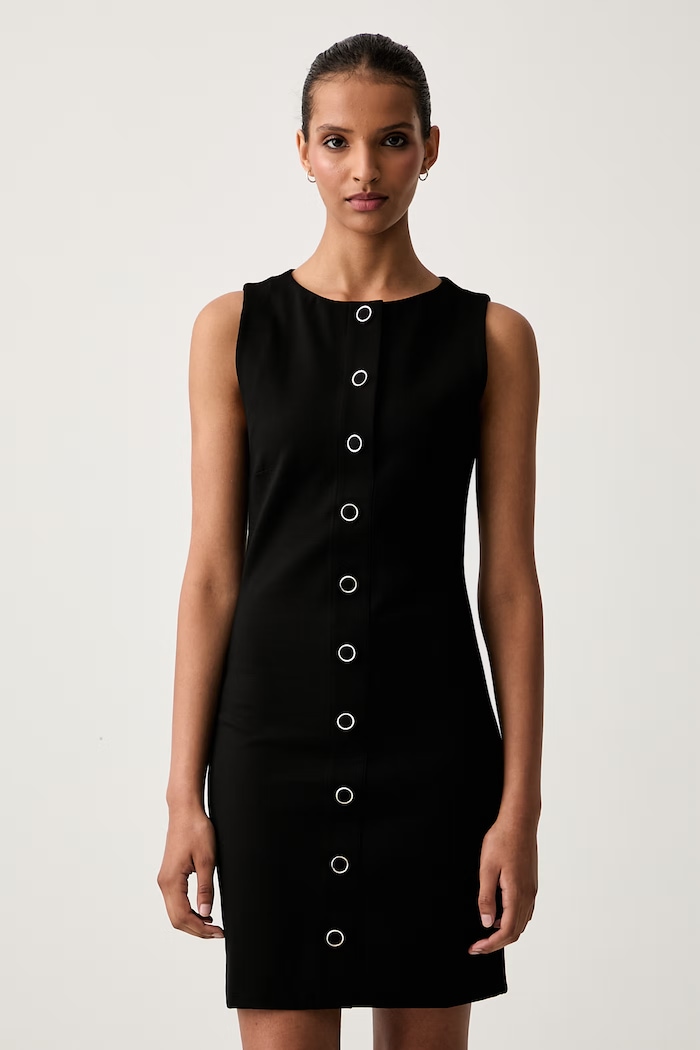 HUGO rochie bodycon cu vâscoză Nereya negru 50563223