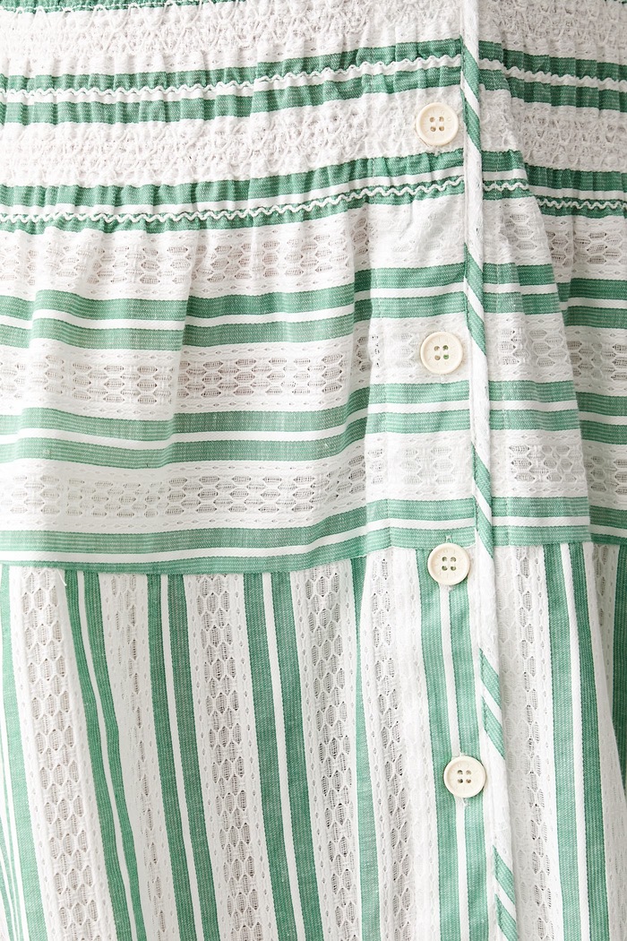 Stine Goya sukienka letnia bawełniana SG.PF26.D307.2367 zielony