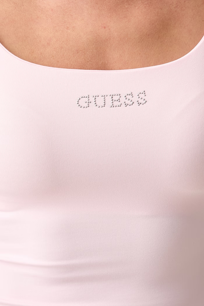 Guess sukienka LOTUS V6YK07.K4711 różowy