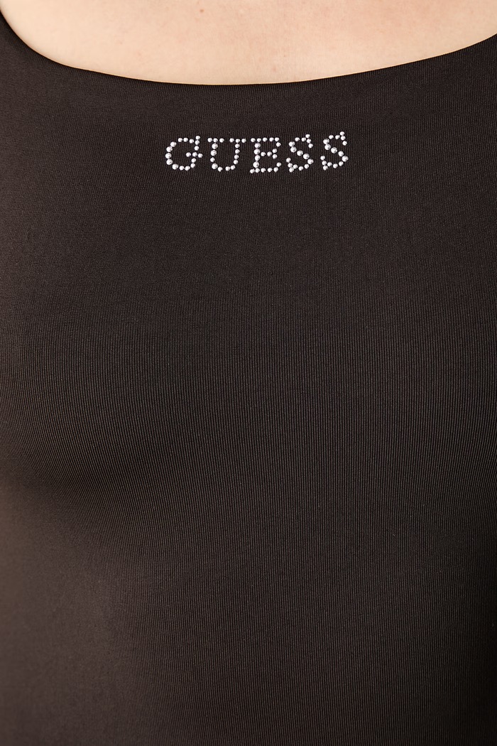 Guess φόρεμα LOTUS V6YK07.K4711 καφέ