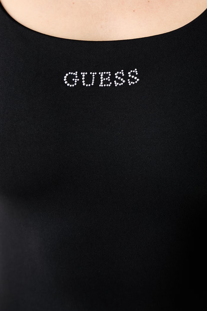 Guess рокля LOTUS V6YK07.K4711 черен