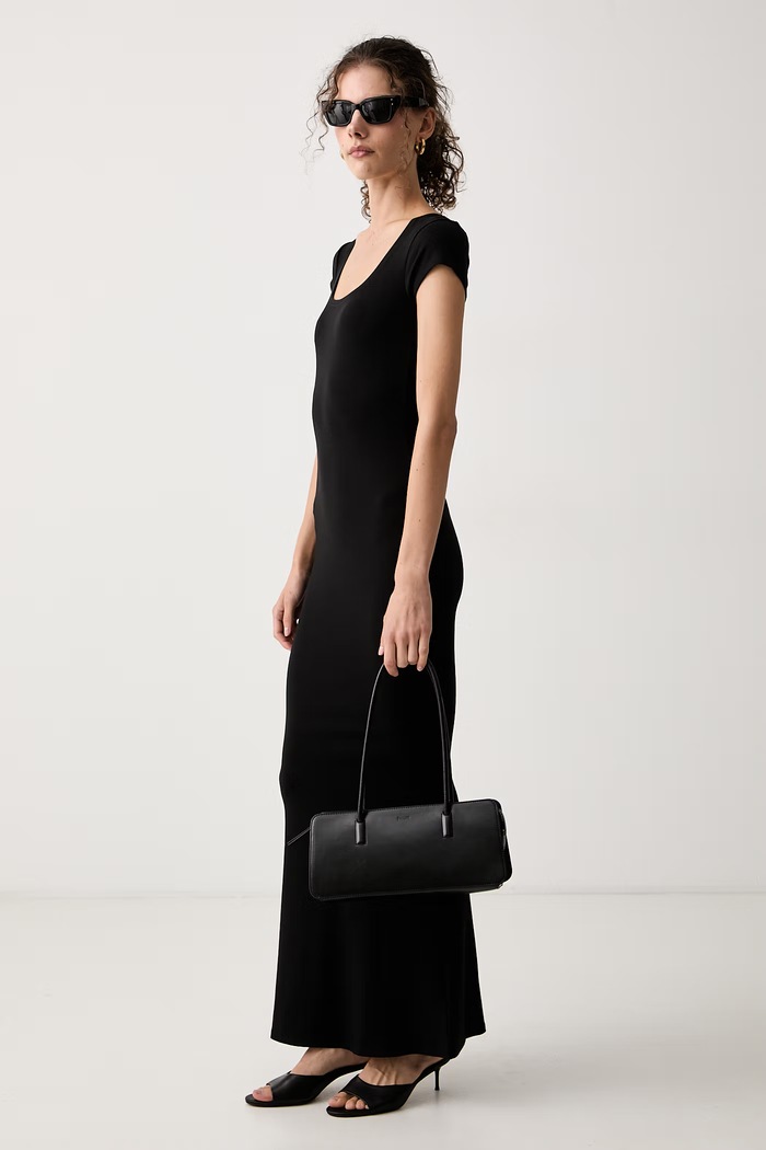 Guess Obleka z modalom V6YK06.K4696 črna AW26