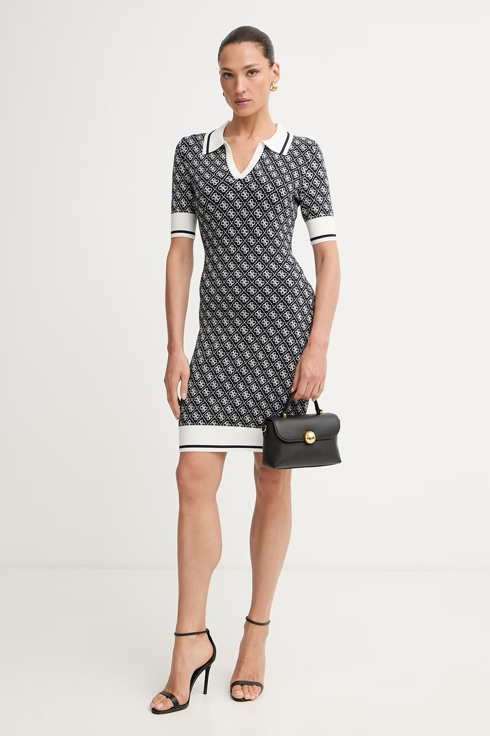 Guess ruha viszkózzal LISE W6YK32.Z0963 sötétkék AW26