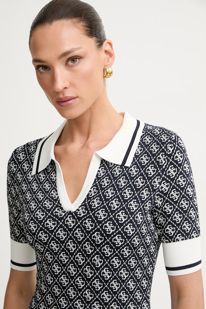 Guess ruha viszkózzal LISE sötétkék W6YK32.Z0963