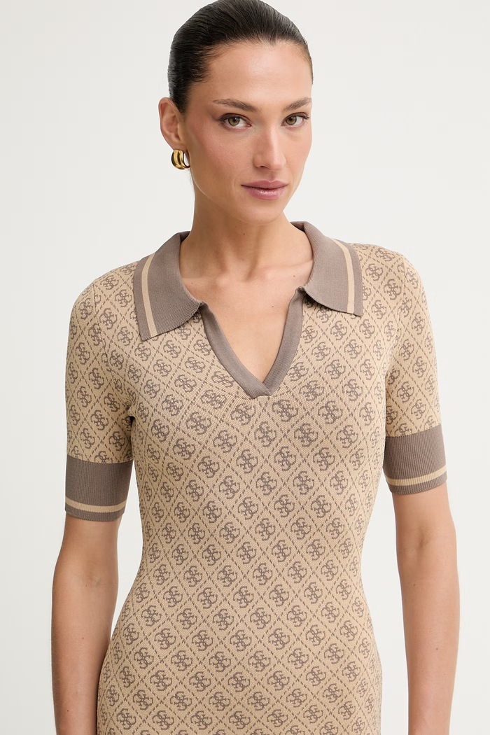 Guess ruha viszkózzal LISE bézs W6YK32.Z0963