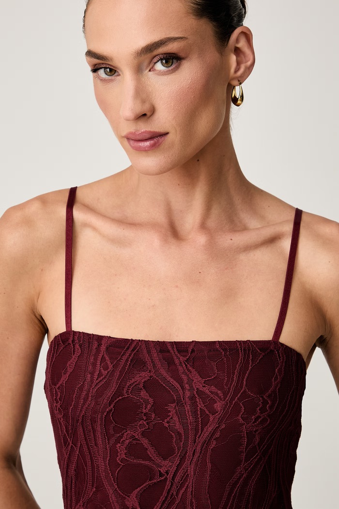 Guess haljina EVELYN bordo W6YK12.K4359