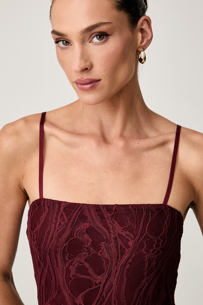 Guess haljina EVELYN bordo W6YK12.K4359